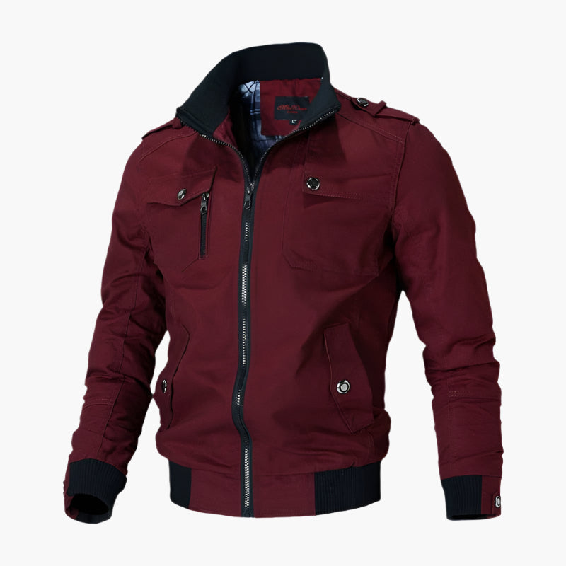 Herrjacka Bomber – Modern Stil och Mångsidig Sommarjacka för Vardag och Fritid