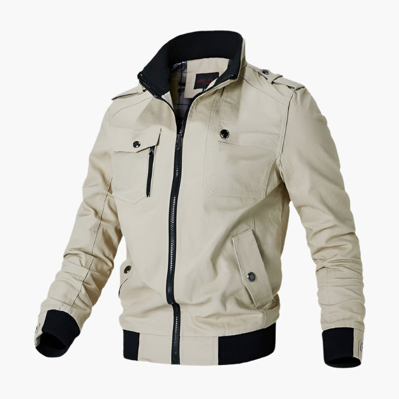 Herrjacka Bomber – Modern Stil och Mångsidig Sommarjacka för Vardag och Fritid