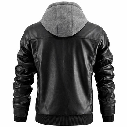 Herrjacka med huva – Modern streetwear och elegant vardagsstil