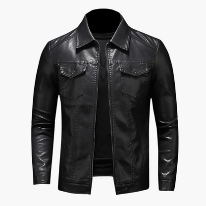 Herrjacka i bikerstil – Klassisk och tidlös design för både vardag och fest
