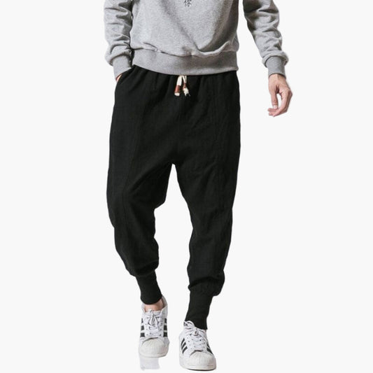 Herr Harembyxor Avslappnad Streetwear Stil för Vardagsbruk