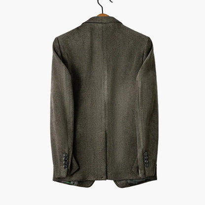 Herr Elegant Kavaj Blazer – Klassisk Stil för Arbete och Fest