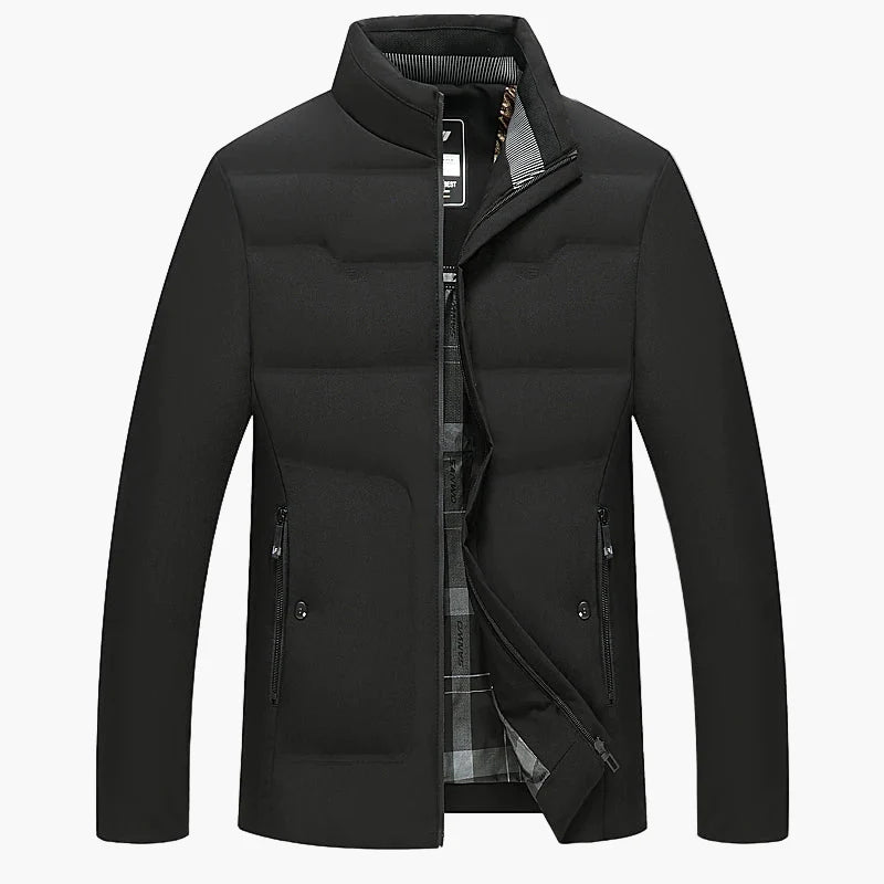 Herr Business Casual Vinterjacka – Tjock, Varm och Vindskyddad