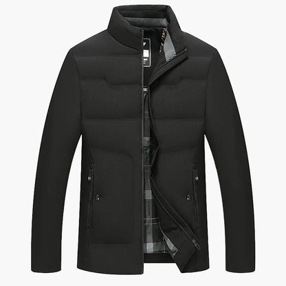 Herr Business Casual Vinterjacka – Tjock, Varm och Vindskyddad