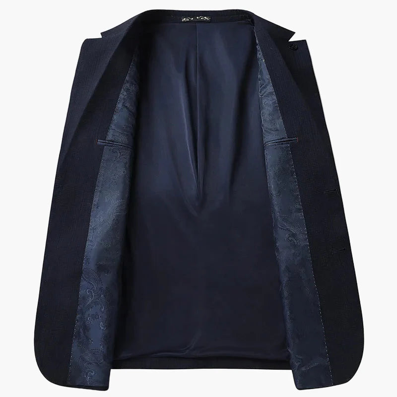 Herr Kavaj Business Slim Fit Blazer – Elegant Stil för Arbete och Fest