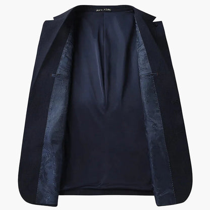 Herr Kavaj Business Slim Fit Blazer – Elegant Stil för Arbete och Fest
