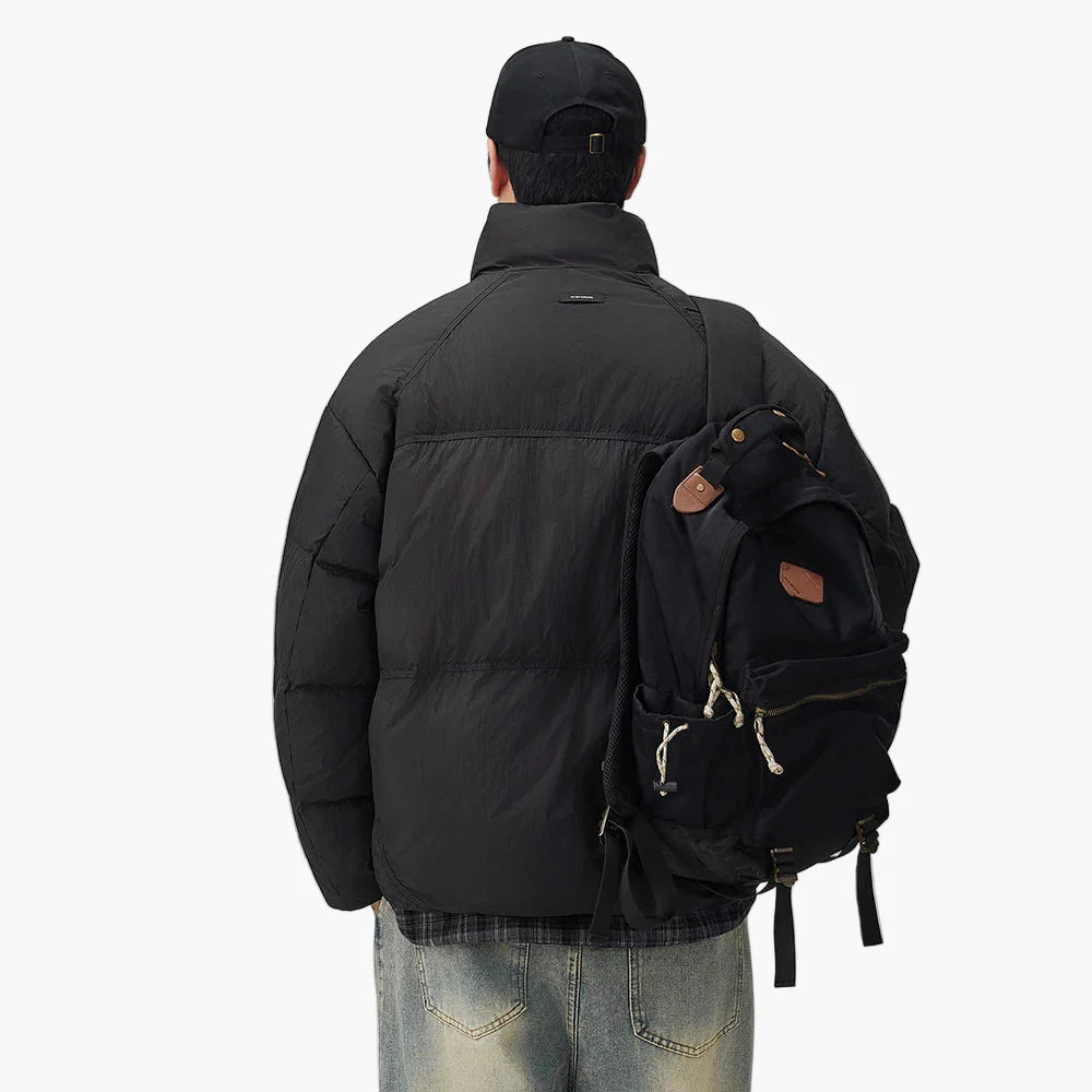 Herr Oversized Puffjacka för Vardagsbruk och Urban Stil