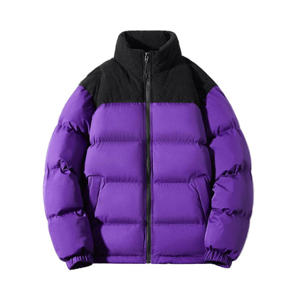Herr Unisex Vinterjacka Puffer Outdoor Casual Vindskyddad