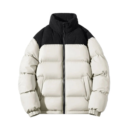 Herr Unisex Vinterjacka Puffer Outdoor Casual Vindskyddad