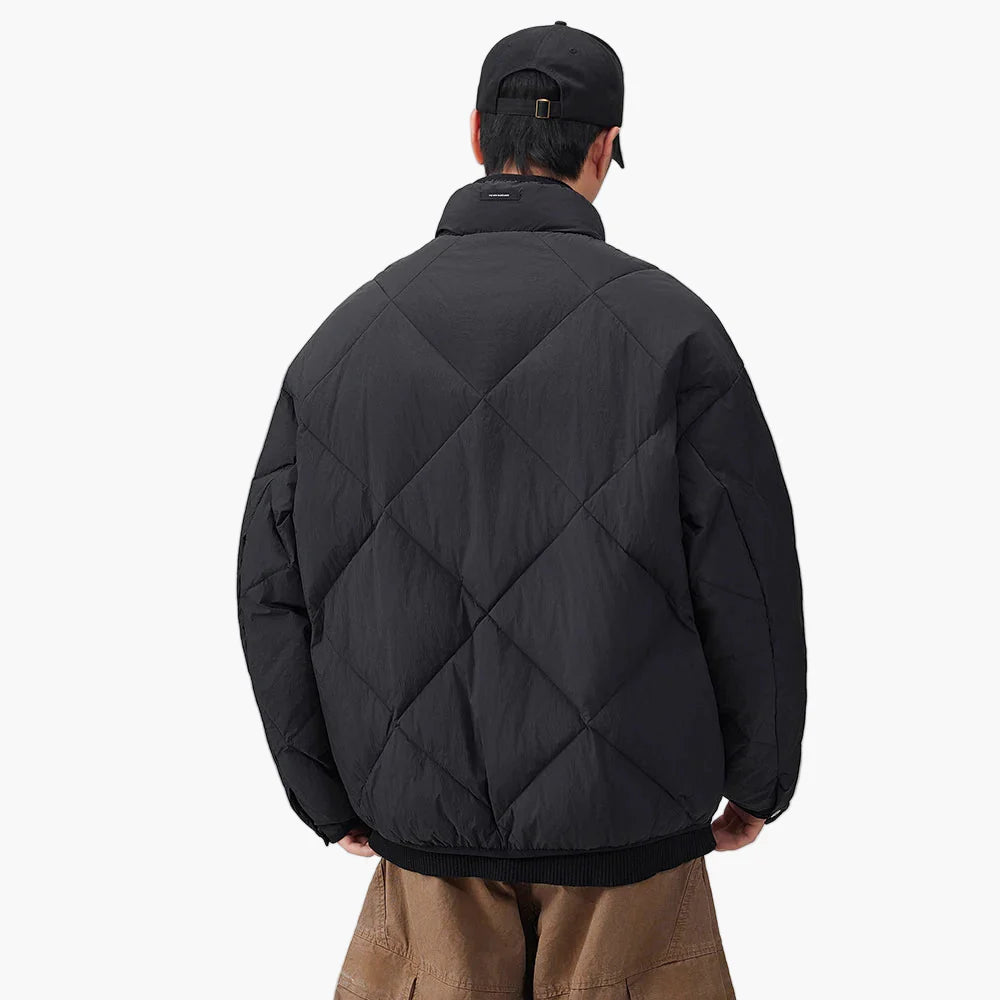 Herrjacka med avslappnad passform – Modern vardagsstil för höst och vinter