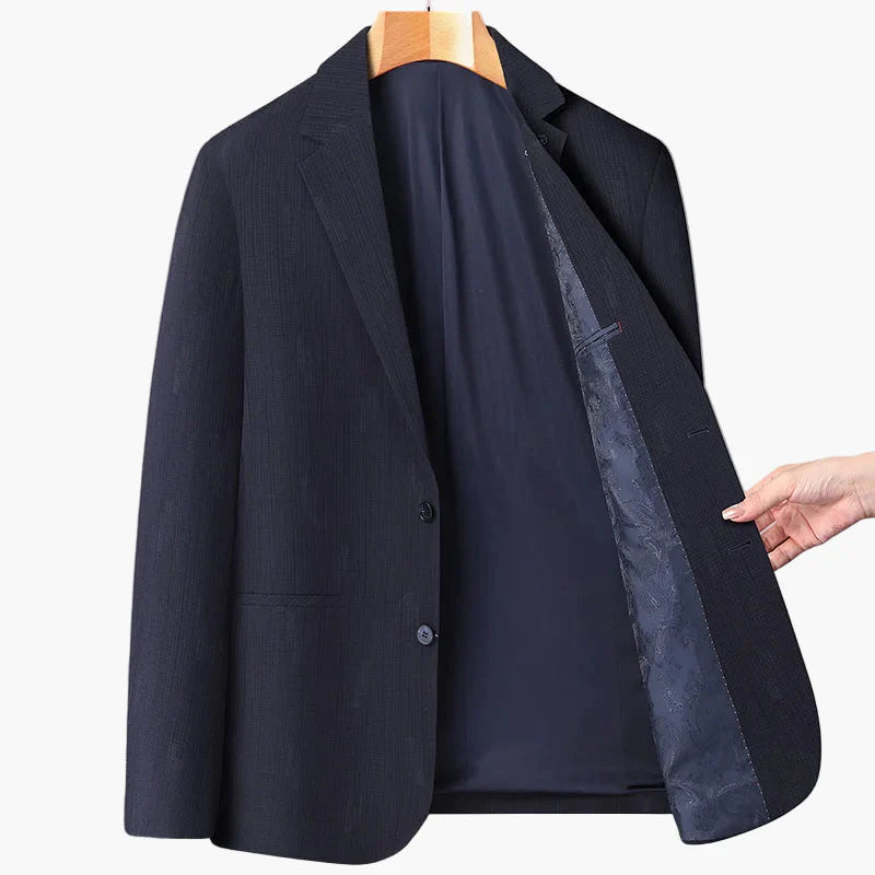 Herr Kavaj Business Slim Fit Blazer – Elegant Stil för Arbete och Fest