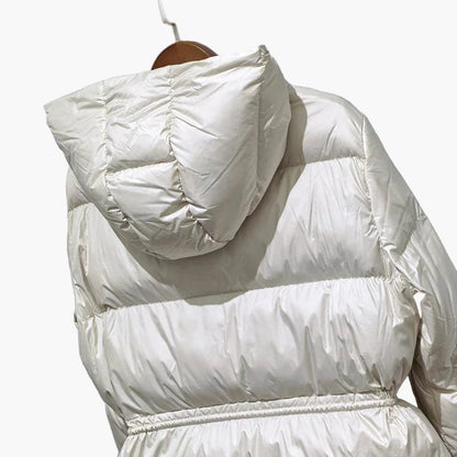 Dam Vinterjacka Puffer Med Huva För Vardag och Utomhusbruk