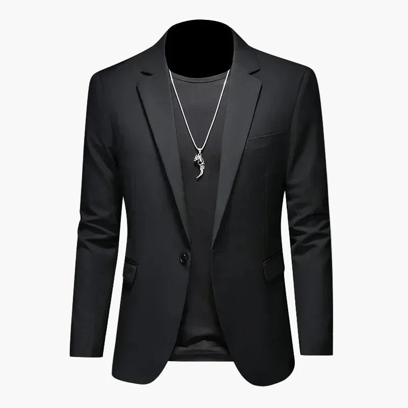 Herr Elegant Slim Fit Kavaj för Fest och Vardag – Modern Blazer