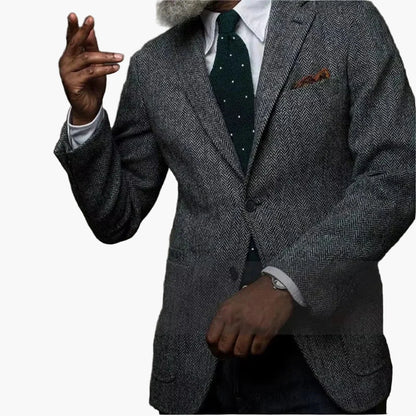 Herr Kavaj Klassisk Skräddarsydd Stil för Affär och Fest