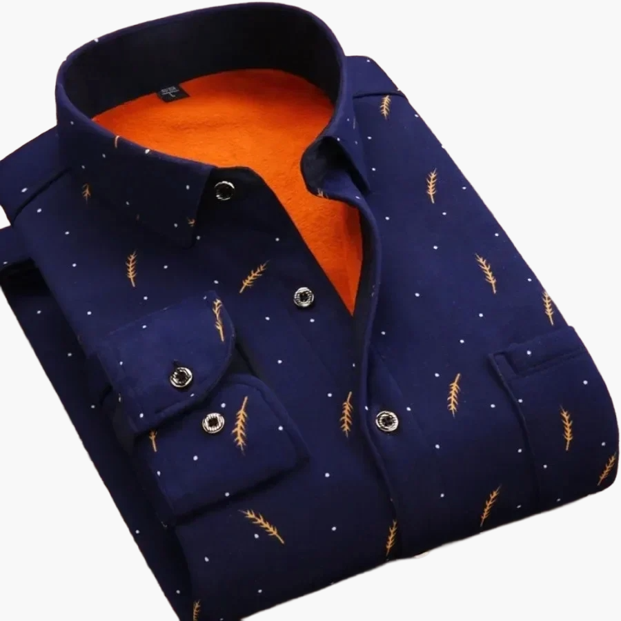 Herrskjorta i klassisk rutig design – Perfekt för vardag och kontor