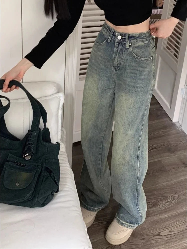 Sylvia-Baggy Vida Jeans För Kvinnor