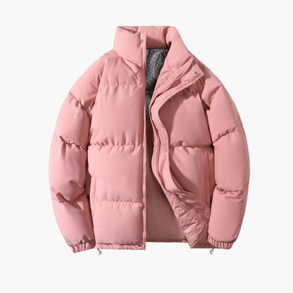 Herr Vinterjacka Vadderad Pufferjacka Varm Outdoor Stil