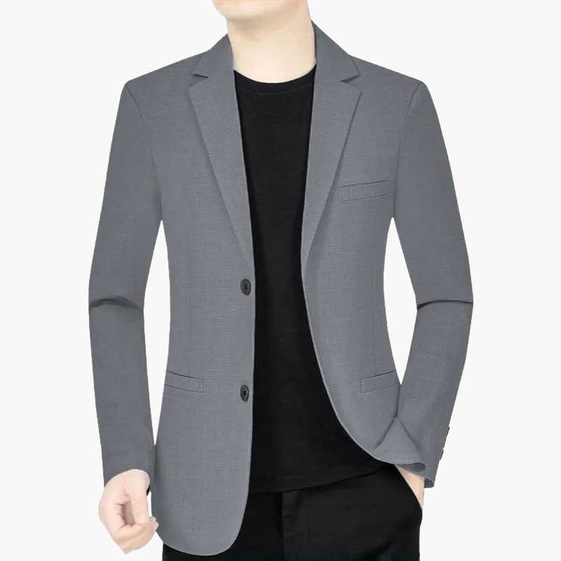 Herr Elegant Kavaj Blazer för Kontor och Fest – Modern Passform