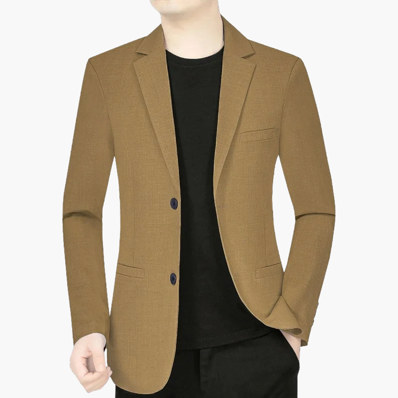 Herr Elegant Kavaj Blazer för Kontor och Fest – Modern Passform