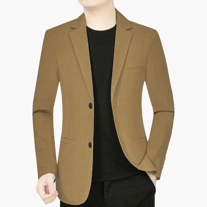 Herr Elegant Kavaj Blazer för Kontor och Fest – Modern Passform