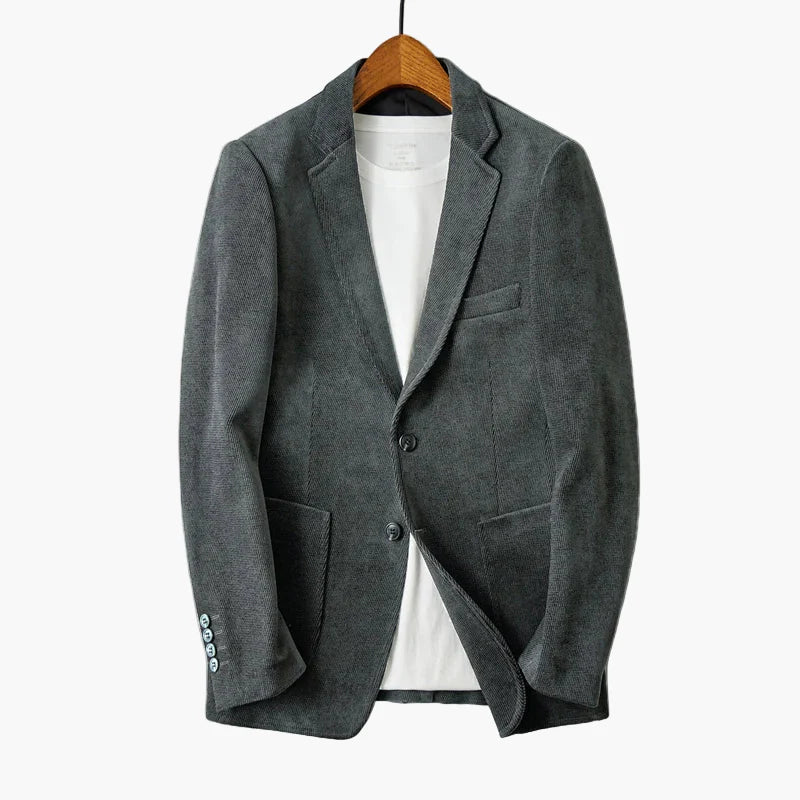 Herr Elegant Kavaj Blazer – Klassisk Stil för Arbete och Fest