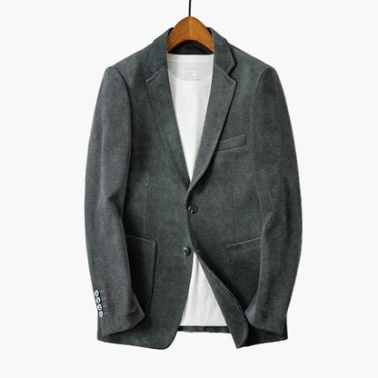 Herr Elegant Kavaj Blazer – Klassisk Stil för Arbete och Fest