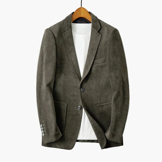Herr Elegant Kavaj Blazer – Klassisk Stil för Arbete och Fest