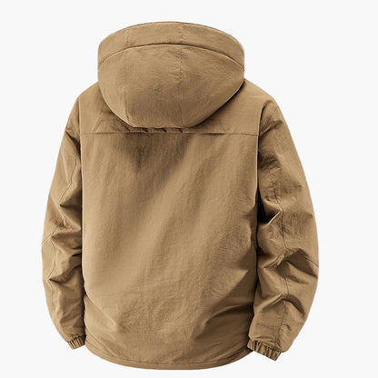 Herr Vind- och Vattentät Outdoorjacka med Huva – Fritid, Vardag, Resa