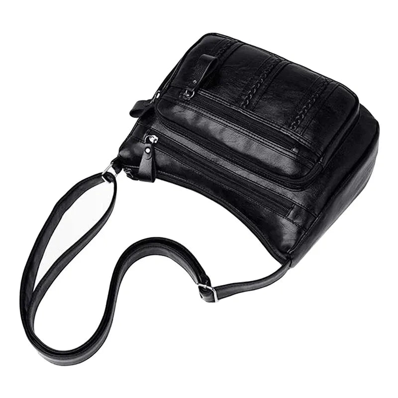 Helmi-Mjukt Skinn Crossbody Väska