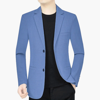 Herr Elegant Kavaj Blazer för Kontor och Fest – Modern Passform
