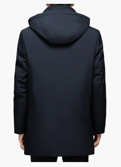 Herr Vinterjacka Affär Elegant Parkas – Varm och Stilren för Kallt Väder