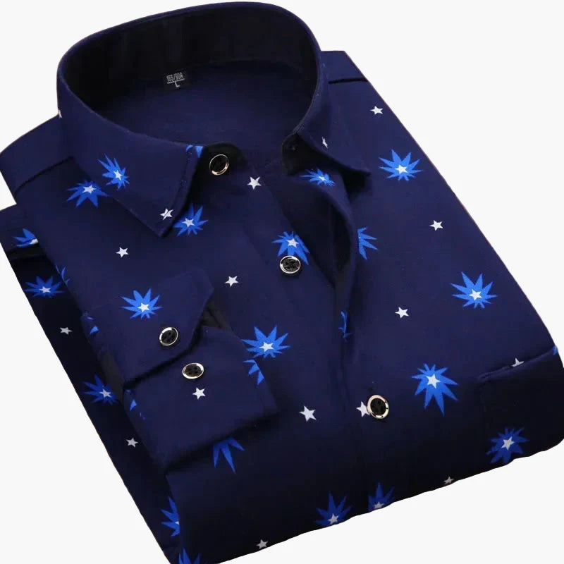 Herrskjorta i klassisk rutig design – Perfekt för vardag och kontor