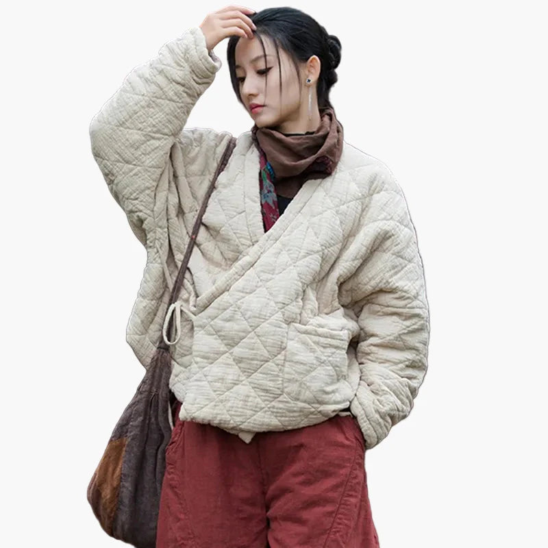 Damjacka i vintage-stil för vardagsbruk – avslappnad och tidlös design