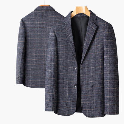 Herr Kavaj Modern Rutig Business & Casual Blazer för Kontor och Fest