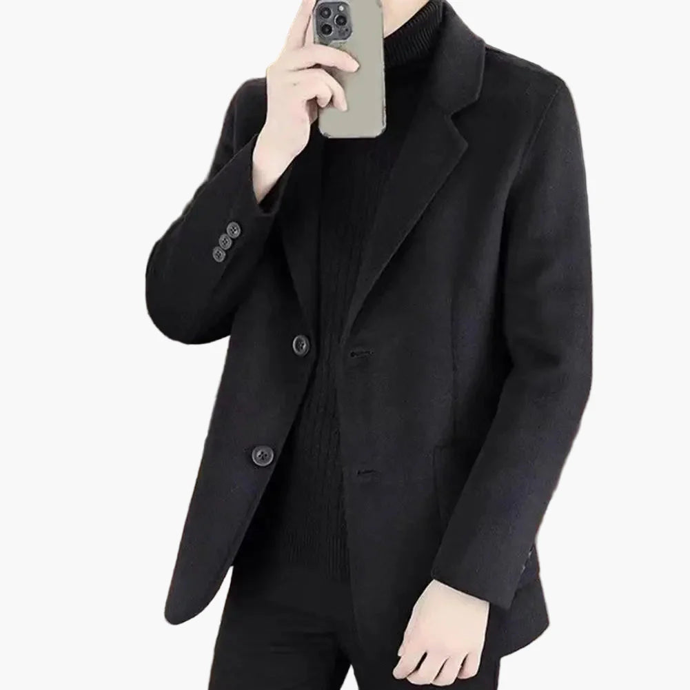 Herr Klassisk Kavaj för Vardag och Arbete – Stilren och Elegant