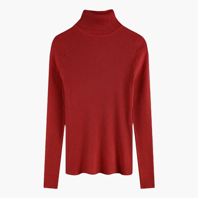 Dam Tunn Polotröja – Elegant Vardagsstil och Lager-på-lager