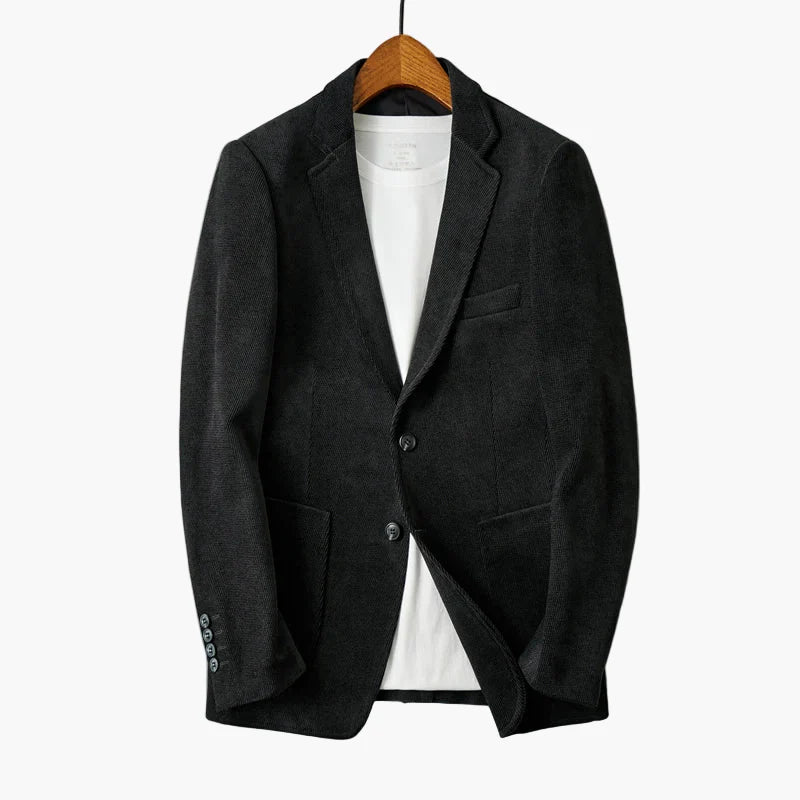 Herr Elegant Kavaj Blazer – Klassisk Stil för Arbete och Fest