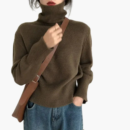 Damstickad Polotröja – Elegant Vardagsstil och Komfort