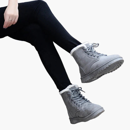 Dam Vinterkängor Med Varm Foder och Klassisk Design – Perfekta För Kallt Väder och Stadsliv