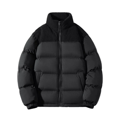 Herr Unisex Vinterjacka Puffer Outdoor Casual Vindskyddad