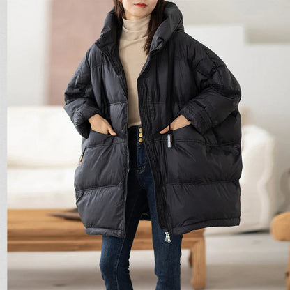 Femke-   Parka med huva för kvinnor