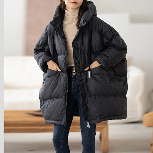 Femke-   Parka med huva för kvinnor