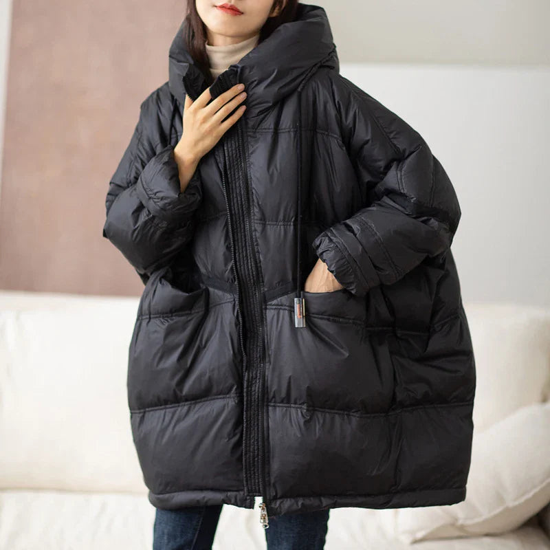 Femke-   Parka med huva för kvinnor