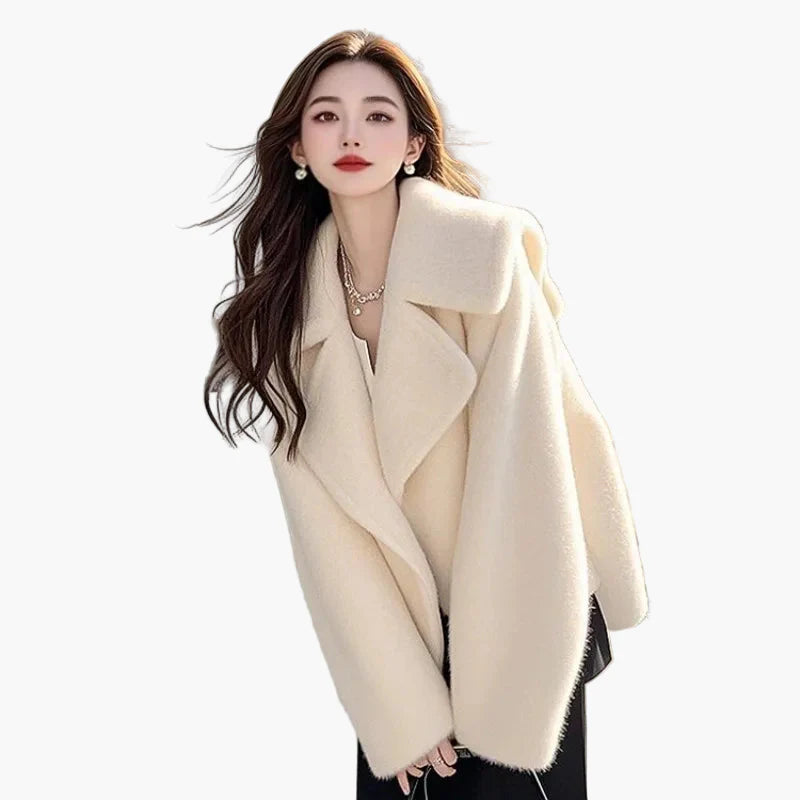 Dam Elegant Oversized Kappa För Vardagsbruk och Mode