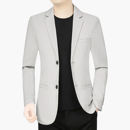Herr Elegant Kavaj Blazer för Kontor och Fest – Modern Passform