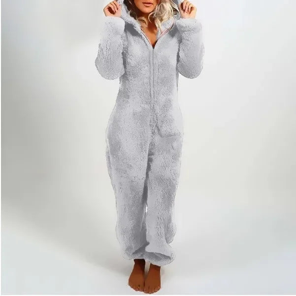 Charlotte – Mysig och Elegant Dam Hooded Onesie Pyjamas