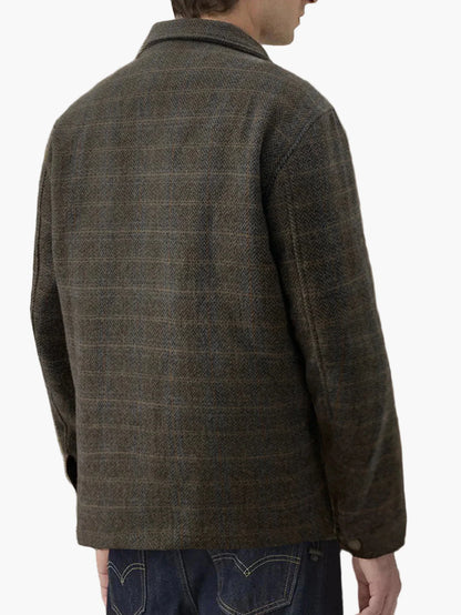 Herrjacka i klassisk rutmönstrad stil – Perfekt för vardag och utomhusbruk