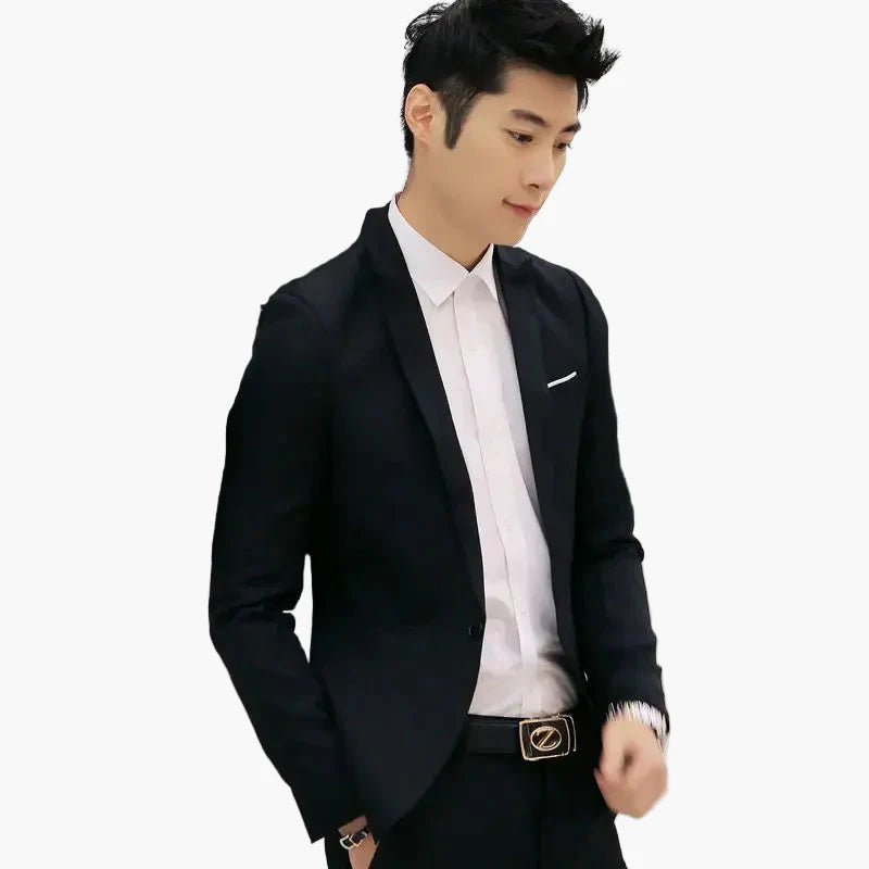 Herr Elegant Slim Fit Kostym Business och Fest