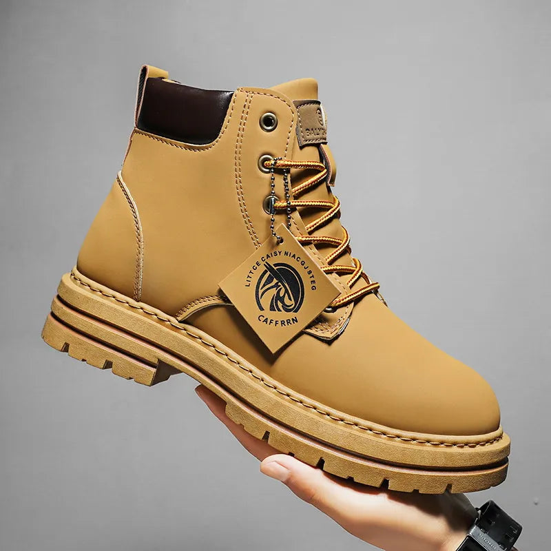 Ian – Robusta herrkängor i PU-konstläder