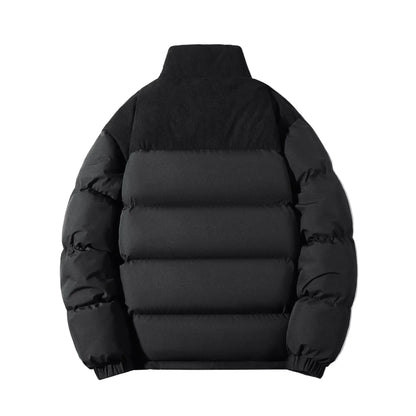 Herr Unisex Vinterjacka Puffer Outdoor Casual Vindskyddad